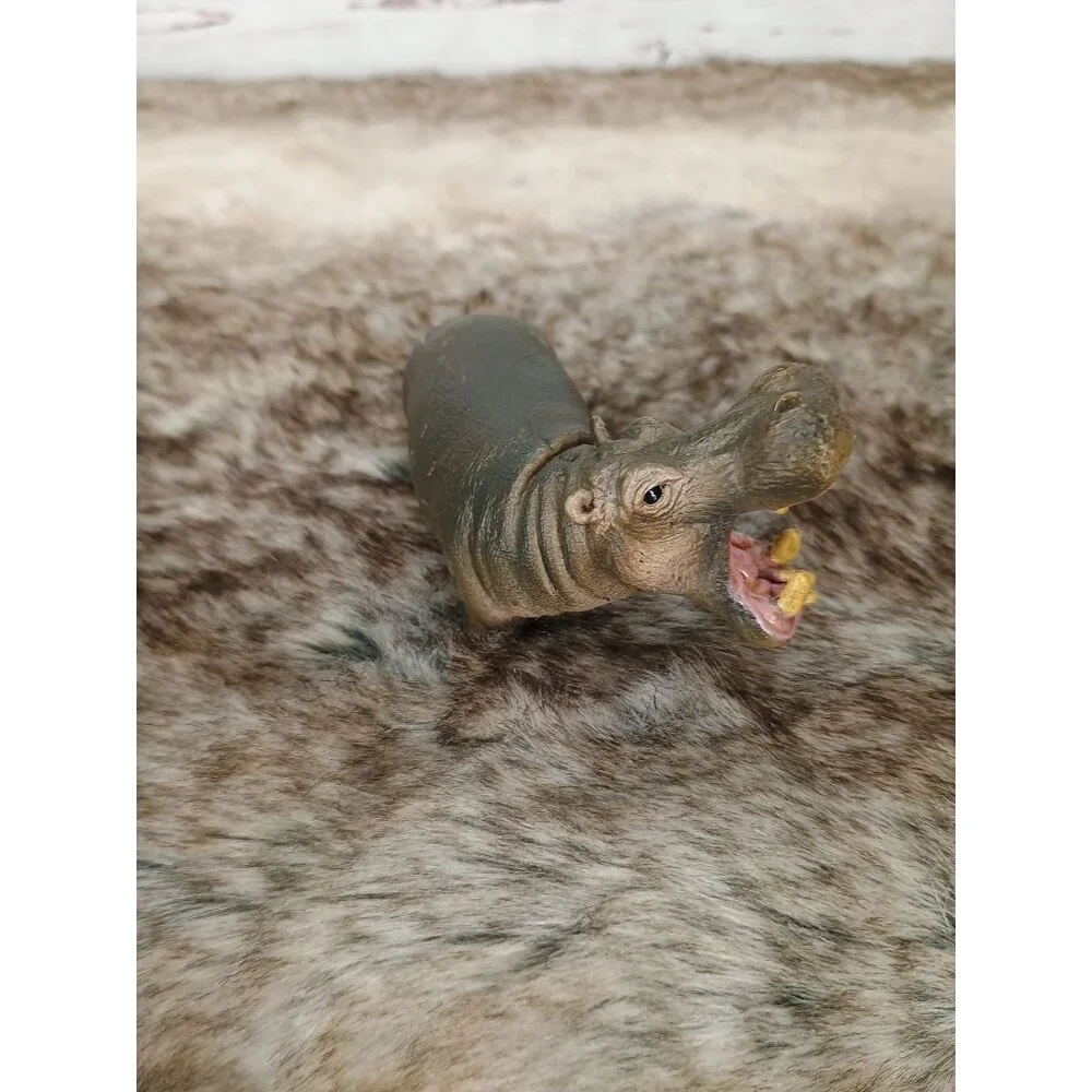 Schleich Hippopotamus Toy‎ Figurine Animal Model